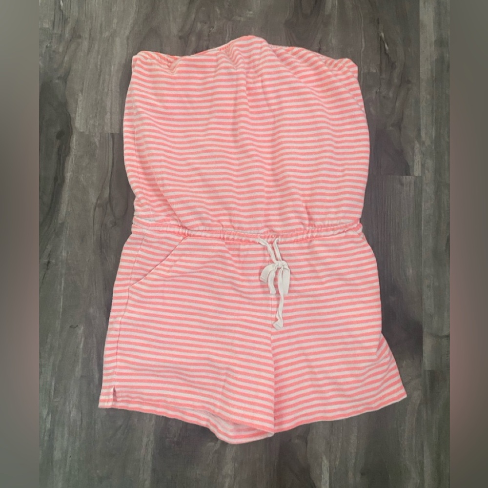 GAP Coral Striped One Piece Women’s Romper
